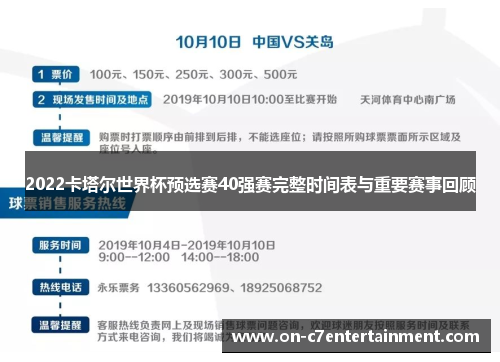 2022卡塔尔世界杯预选赛40强赛完整时间表与重要赛事回顾
