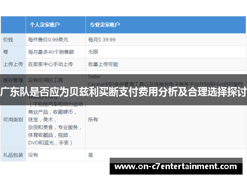广东队是否应为贝兹利买断支付费用分析及合理选择探讨