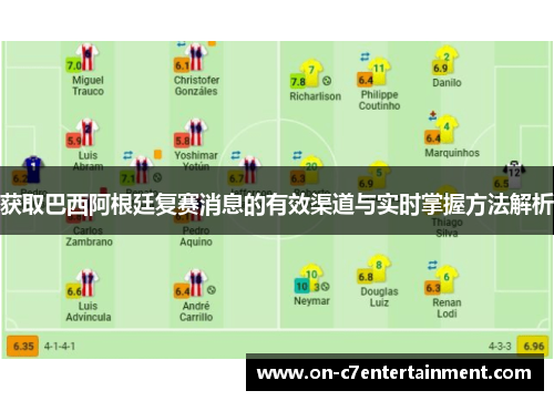 获取巴西阿根廷复赛消息的有效渠道与实时掌握方法解析